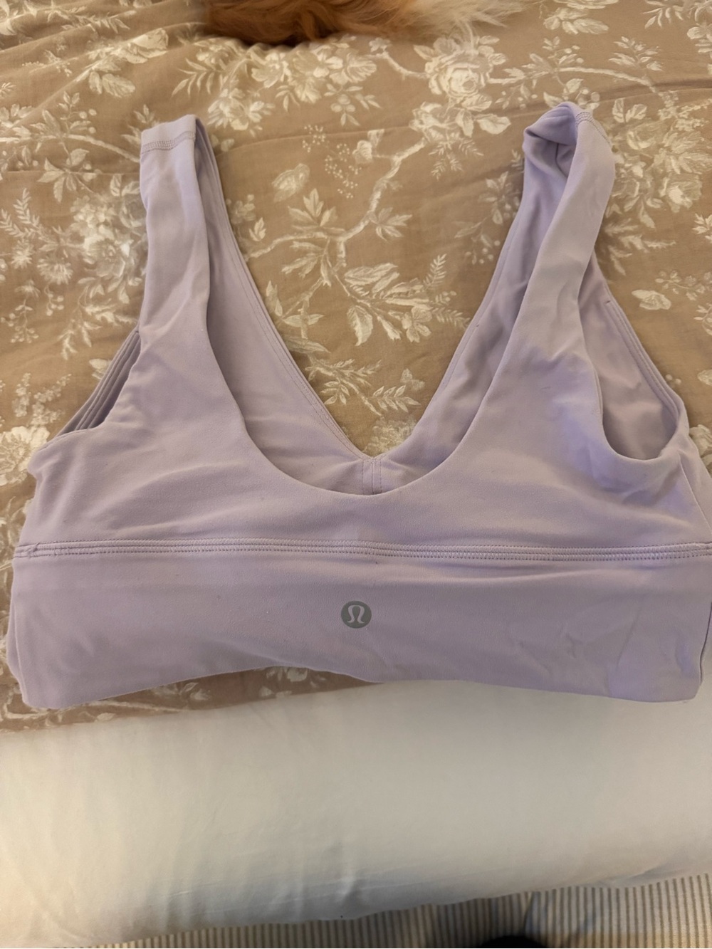 lululemon athletica Lavender Scoop-Back Sports Bra